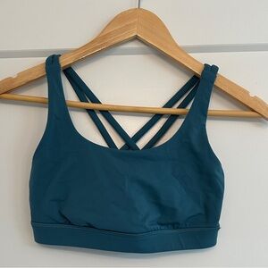 Lululemon Teal Strappy Sports Bra